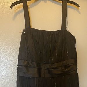 Black Sequins Cocktail Dress